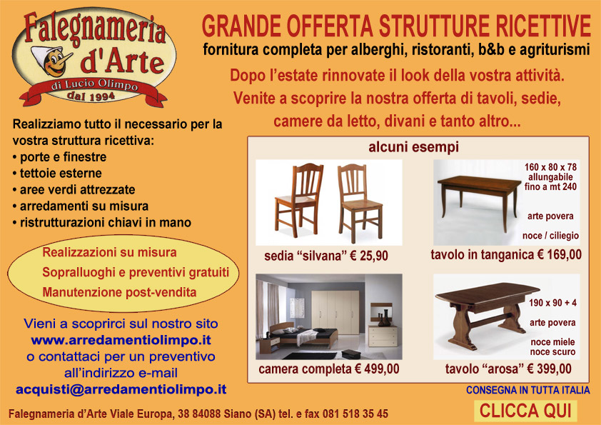 Promozione strutture ricettive